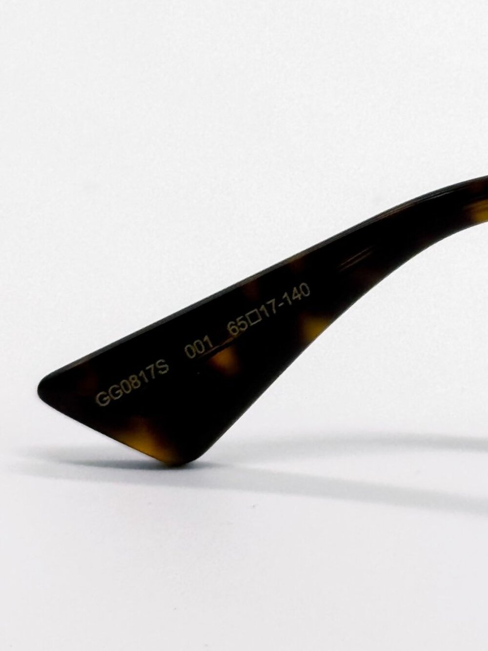 NEW GUCCI SUNGLASSES GG0817S 001 GOLD/GRAY SQUARE WOMEN GUCCI EYEWEAR - Picture 9 of 11